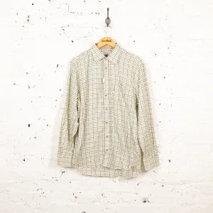 Barbour Check Shirt - White - L